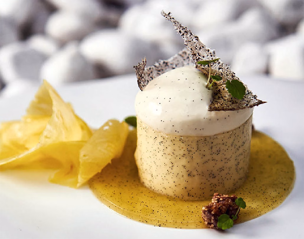 recette norohy vanille infusion dessert assiette ananas lesage 1