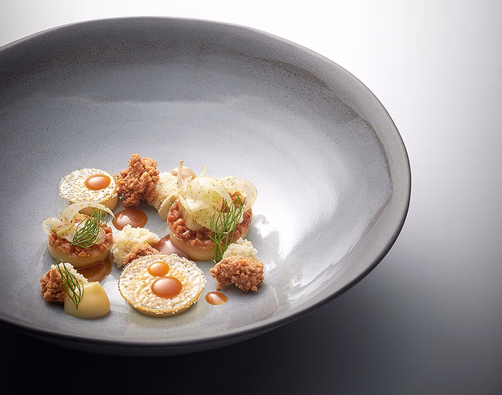 Jardin provencal Norohy dessert assiette