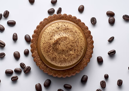 Tartelette Nube Extrait de café vue dessus Norohy